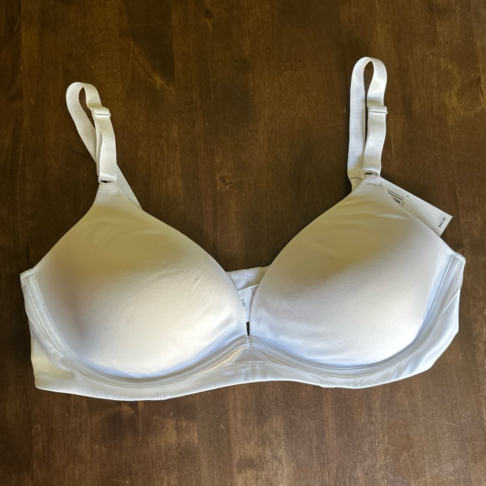 New Warner's White RD3761A Flex Revolution Bra 40C Comfy Everyday‎ Smoothing